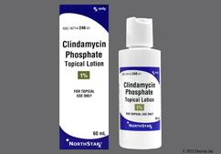 white - Clindamycin Phosphate 1% Topical Lotion