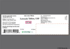 Yellow Round L And N - Letrozole 2.5mg Tablet