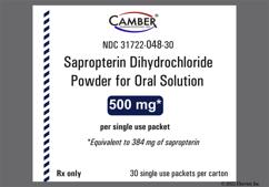 Sapropterin Coupon - Sapropterin 30 packets of 500mg carton