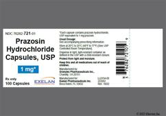 White Gpi 1 Mg 084 - Prazosin Hydrochloride 1mg Capsule