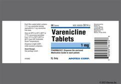 Blue Oblong Var 1 And Apo - Varenicline 1mg Tablet