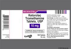 White Round 10 And 17 - Ketorolac Tromethamine 10mg Tablet