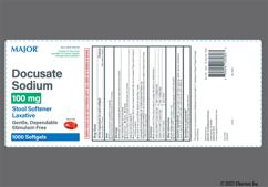Red Pc1 - Docusate Sodium 100mg Softgel