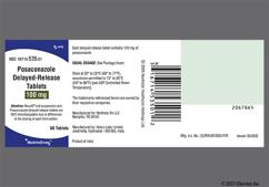 Orange Oblong P11 And H - Posaconazole 100mg Delayed-Release Tablet