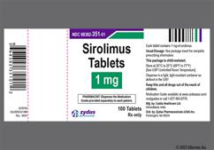 White Round 11 - Sirolimus 1mg Tablet