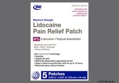 Lidocaine OTC Coupon - Lidocaine OTC 5 patches of 4% carton