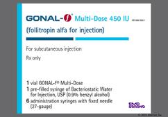 white - GONAL-f 450unit Powder for Injection