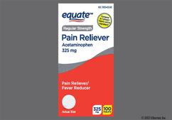 White Round S31 - Equate Pain Reliever Regular Strength 325mg Tablet