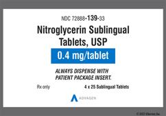 White Round Logo 7 - Nitroglycerin 0.4mg Sublingual Tablet