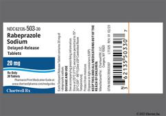 Blue Round Ku And 7 - Rabeprazole Sodium 20mg Delayed-Release Tablet