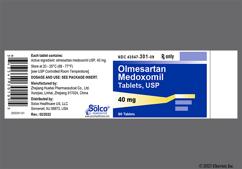 White Oblong S301 - Olmesartan Medoxomil 40mg Tablet