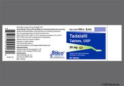 Orange Oval 990 - Tadalafil 20mg Tablet