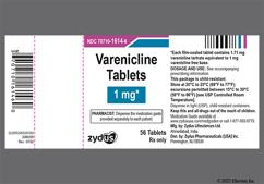 Blue Oblong Zv2 - Varenicline 1mg Tablet