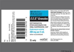 Cost for erythromycin