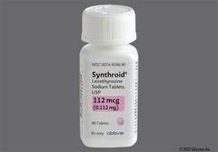 Synthroid 112 mg