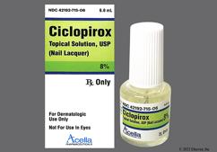 Ciclopirox Coupon - Ciclopirox 6.6ml of 8% bottle of topical solution