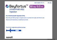Beyfortus Coupon - Beyfortus five 0.5ml prefilled syringes of 50mg/0.5ml carton