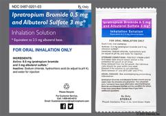 Ipratropium / Albuterol Coupon - Ipratropium / Albuterol 3ml of 0.5mg/3mg/3ml vial