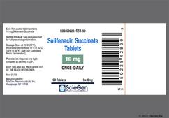 Pink Round 428 And Sg - Solifenacin Succinate 10mg Tablet