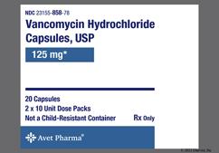 Vancomycin Coupon - Vancomycin 125mg capsule