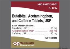 White Round 123 And Bac - Butalbital / Acetaminophen / Caffeine 50mg-325mg-40mg Tablet