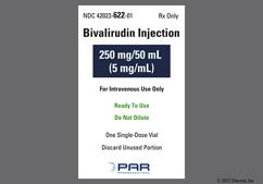 yellow - Bivalirudin RTU 250mg / 50mL Solution for Injection