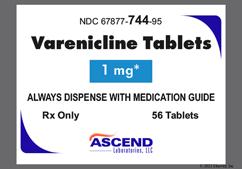 Blue Oblong Vc And 1 - Varenicline 1mg Tablet