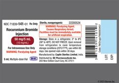 yellow-orange - Rocuronium Bromide 50mg / 5mL Solution for Injection
