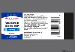 White Round N 484 - Pyrazinamide 500mg Tablet
