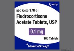 White Round N 252 - Fludrocortisone Acetate 0.1mg Tablet