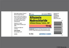 Yellow Round Alf 10 And Apo - Alfuzosin 10mg Extended-Release Tablet