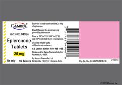 Yellow Round 68 And V - Eplerenone 25mg Tablet