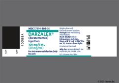 Darzalex Coupon - Darzalex 5ml of 20mg/ml vial