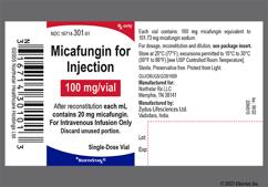 white - Micafungin 100mg Powder for Injection