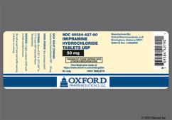 Orange Round 427 And O - Imipramine Hydrochloride 50mg Tablet