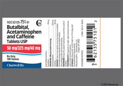 White Oblong Mia 110 - Butalbital / Acetaminophen / Caffeine 50mg-325mg-40mg Tablet