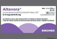 Altavera Coupon - Altavera 28 tablets of 0.15mg/0.03mg package