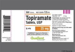 White Round Zd 16 - Topiramate 25mg Tablet