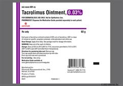 Tacrolimus Coupon - Tacrolimus 60g of 0.03% tube of ointment