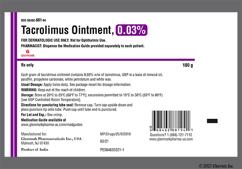 Tacrolimus Coupon - Tacrolimus 100g of 0.03% tube of ointment