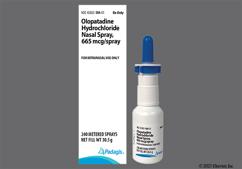 colorless - Olopatadine Hydrochloride 665mcg / actuation Nasal Spray
