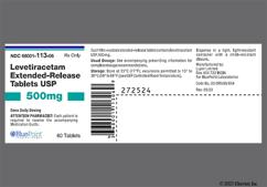 White Oblong L008 - Levetiracetam 500mg Extended-Release Tablet