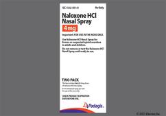 yellow - Naloxone Hydrochloride 4mg / 0.1mL Nasal Spray