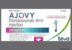 Ajovy Coupon - Ajovy 225mg/1.5ml autoinjector