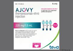 yellow - AJOVY 225mg / 1.5mL Prefilled Autoinjector Solution for Injection