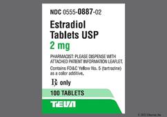 Estradiol Coupon - Estradiol 2mg tablet