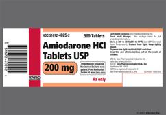 Orange Round Taro 56 - Amiodarone Hydrochloride 200mg Tablet