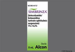 Simbrinza Coupon - Simbrinza 8ml of 1%/0.2% eye dropper
