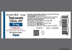 Topiramate Coupon - Topiramate 25mg tablet