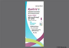 Ryaltris Coupon - Ryaltris 240 metered sprays of 665mcg/25mcg/spray nasal spray